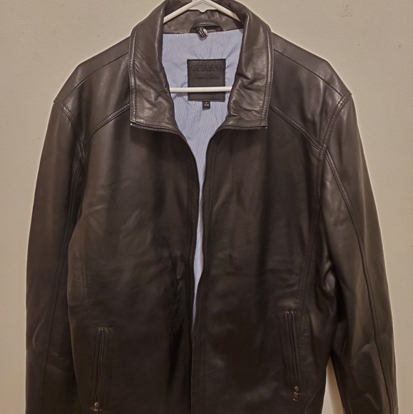 Real Leather Jacket - Picture 1 of 2